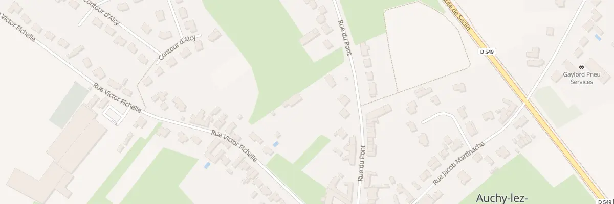 Plan du 241 Rue du Pont à Auchy-lez-Orchies