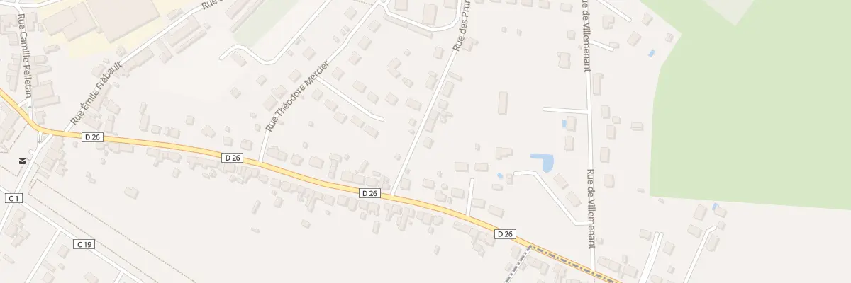 Plan du 2 Rue des Pruniers à Guérigny