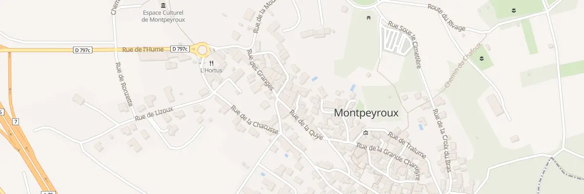 Plan du 4 Rue de la Reine à Montpeyroux