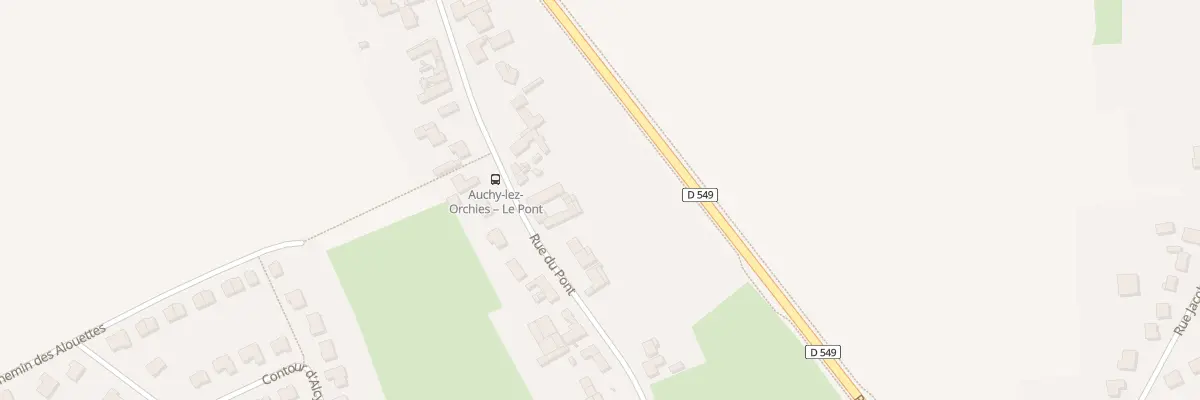 Plan du 506 Rue du Pont à Auchy-lez-Orchies