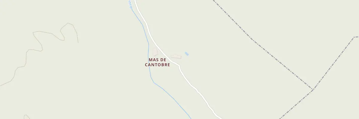 Plan du 5588 Mas de Cantobre à Carlencas-et-Levas