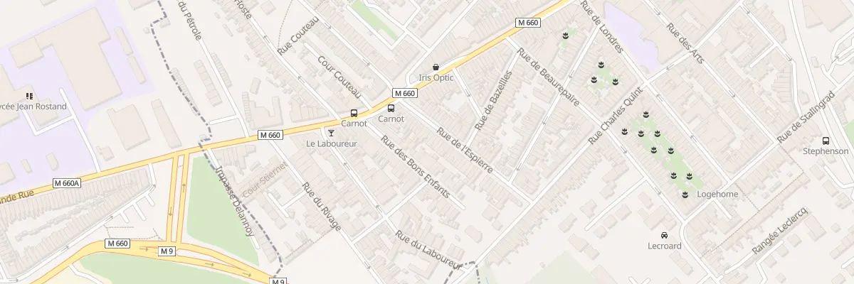 Plan du 20 Rue de l’Espierre à Wattrelos
