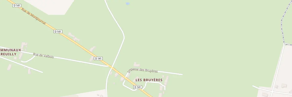 Plan du 3 Imp des Bruyères à Cesset