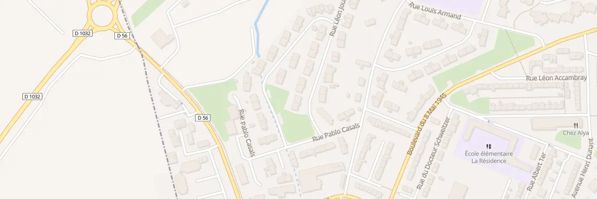 Plan du 3 Rue Léon Jouhaux à Chauny