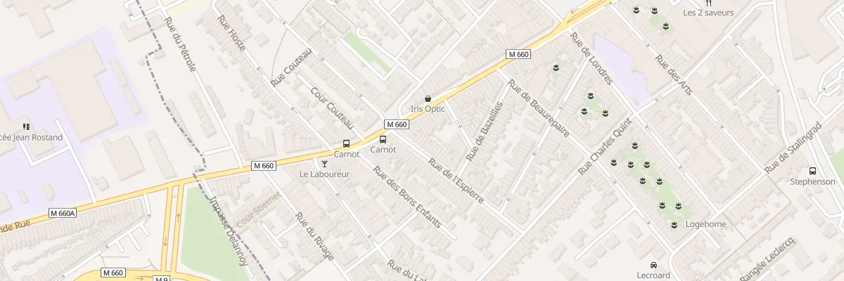 Plan du 3 Rue de l’Espierre à Wattrelos