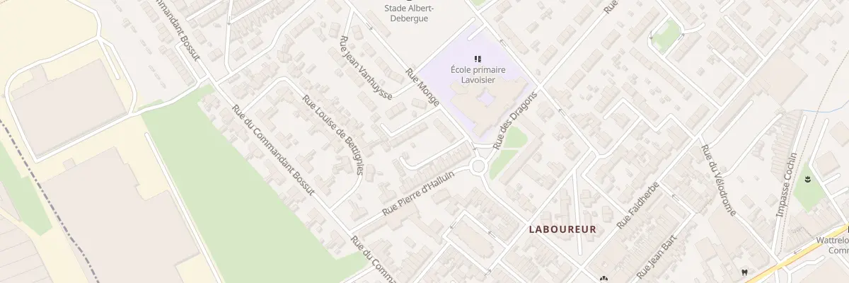 Plan du 152 Rue Monge à Wattrelos