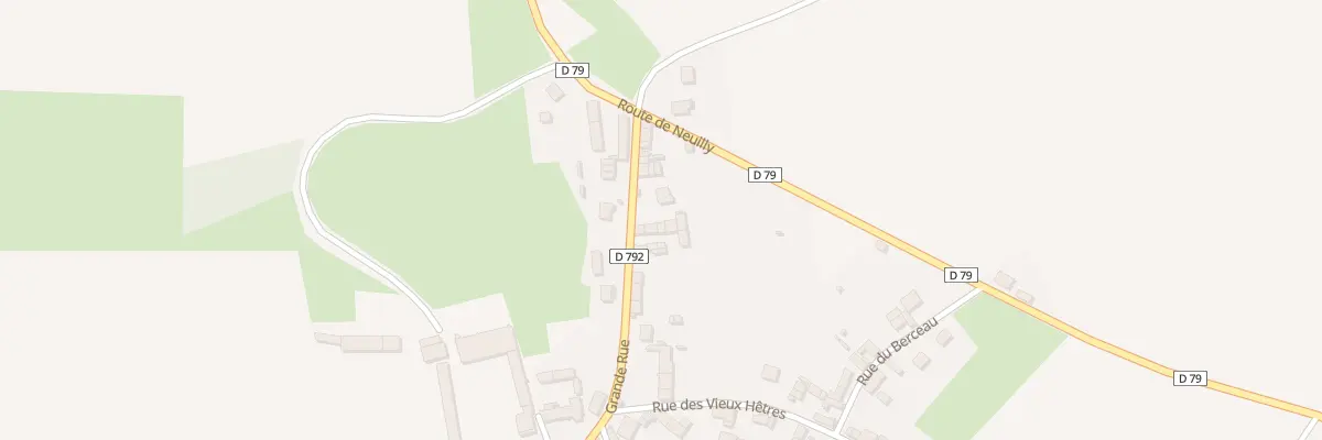 Plan du 5008 Gr Grande Rue à Marizy-Sainte-Geneviève