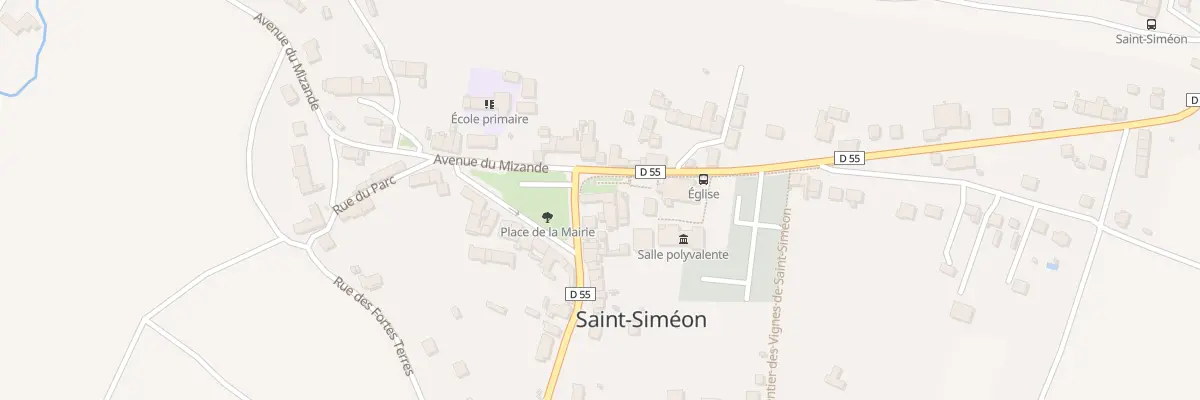 Plan du 6 Pl de la Mairie à Saint-Siméon