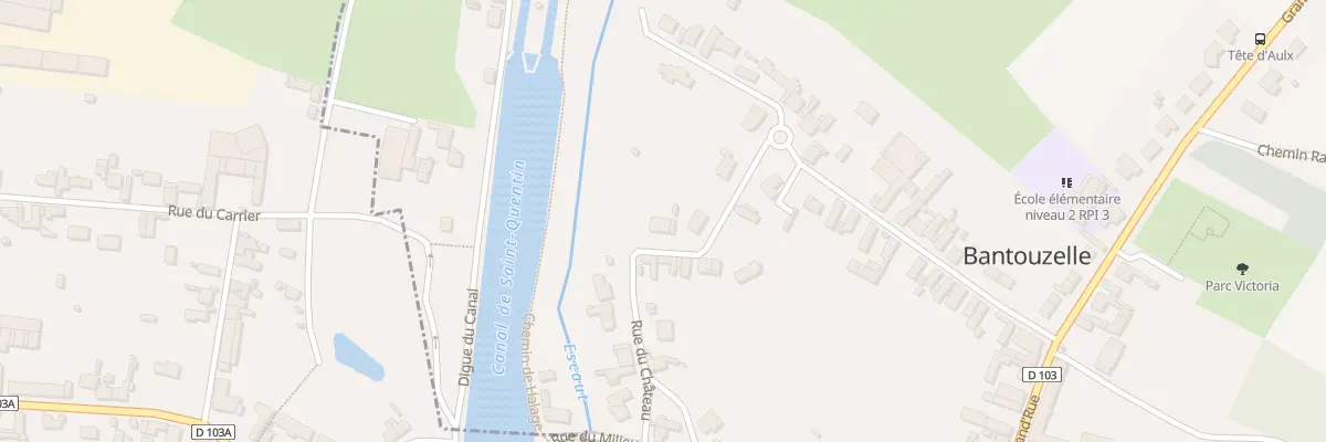 Plan du 13 Rue du Château à Bantouzelle