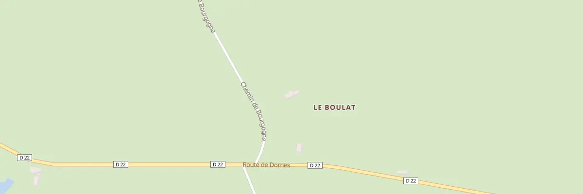 Plan du 58 Che de Bourgogne à Chantenay-Saint-Imbert