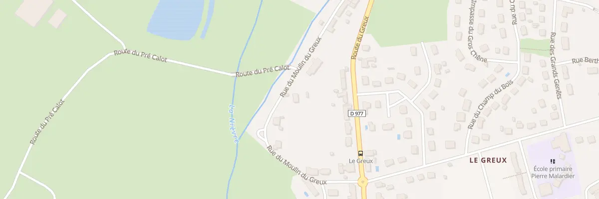 Plan du 234 Rue du Moulin du Greux à Urzy