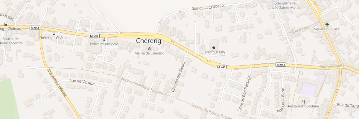 Plan du 80 Rte Nationale à Chéreng