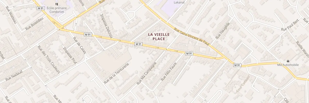 Plan du 133 Rue Henri Briffaut à Wattrelos