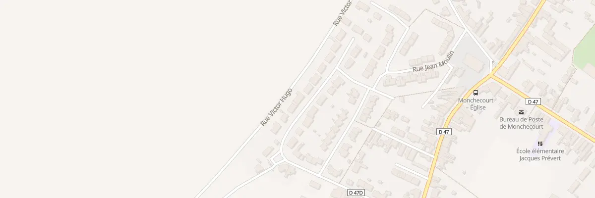 Plan du 7 Rue Leo Lagrange à Monchecourt