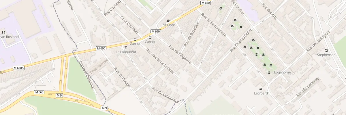 Plan du 32 Rue de l’Espierre à Wattrelos