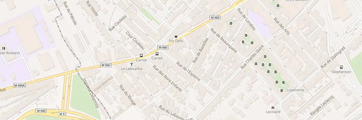 Plan du 15 Rue de l’Espierre à Wattrelos