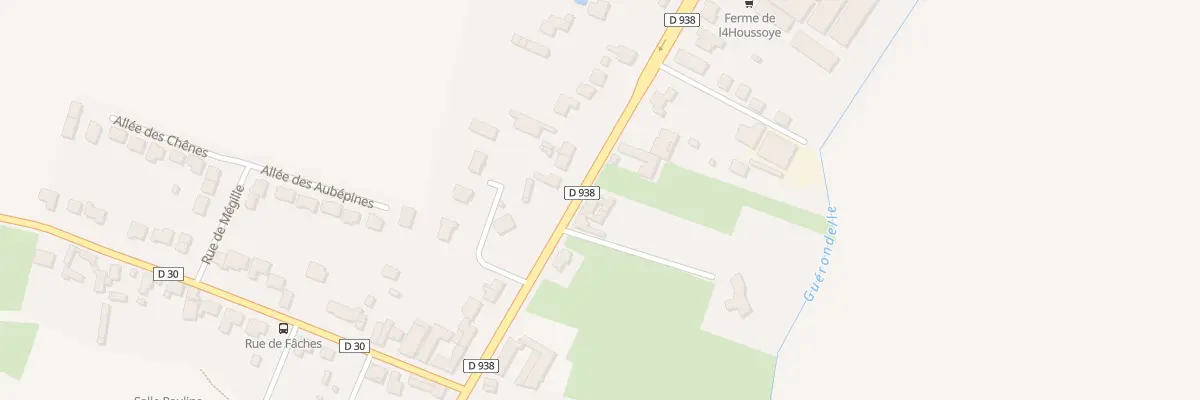 Plan du 1032 Route Nationale à Coutiches