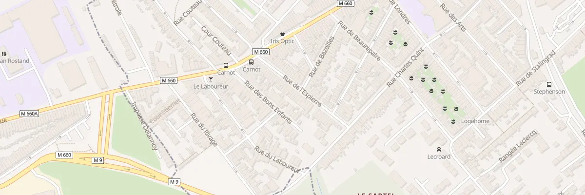 Plan du 34 Rue de l’Espierre à Wattrelos