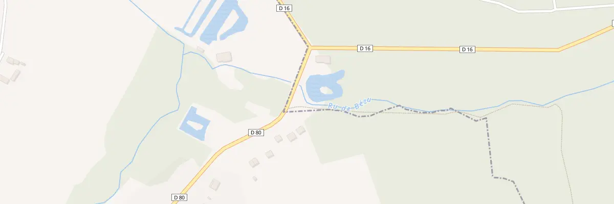 Plan du 5011 Les Hiotees à Bézu-le-Guéry