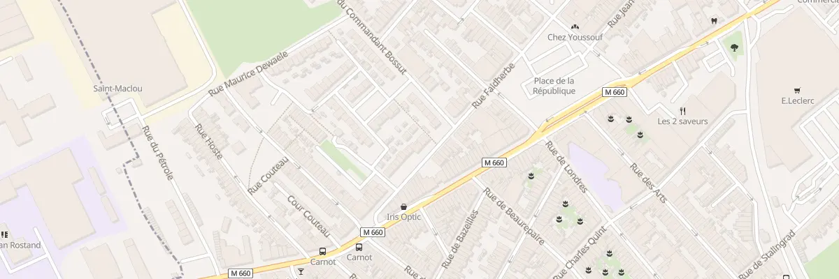 Plan du 306 Rue Faidherbe à Wattrelos