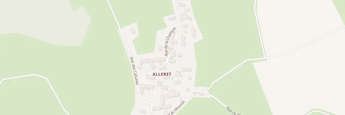 Plan du 5060 Alleret à Saint-Poncy