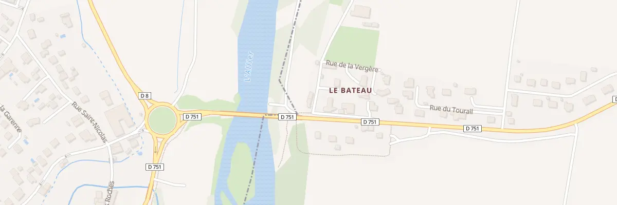 Plan du 1 Rue de la Vergère à Mirefleurs