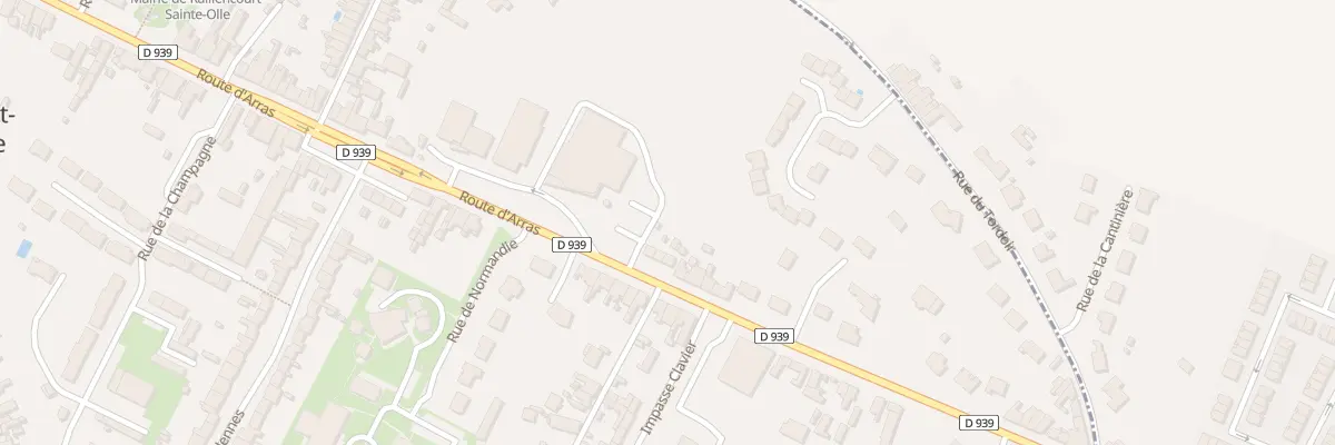 Plan du 492 Rte d’Arras à Raillencourt-Sainte-Olle
