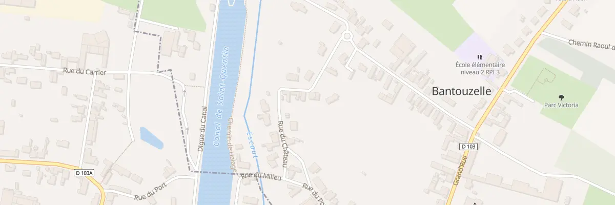 Plan du 14 Rue du Château à Bantouzelle