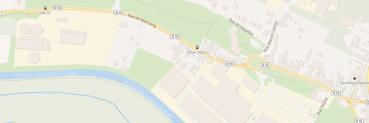 Plan du 23 Rue de Marcoing à Masnières