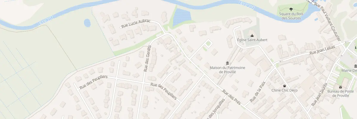 Plan du 13 Rue des Pres à Proville