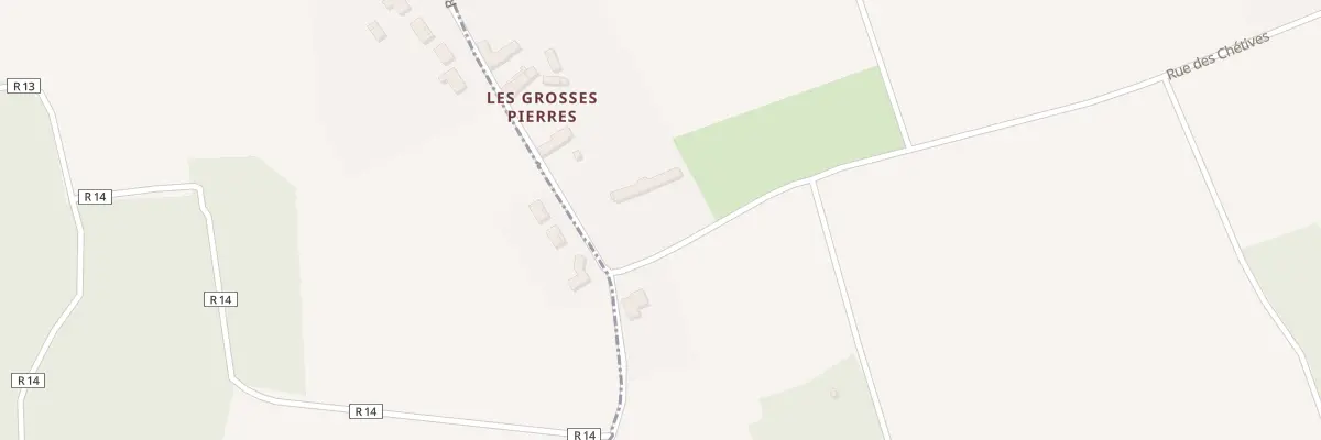 Plan du 2 Rue des Grosses Pierres à Subligny