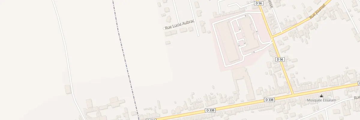 Plan du 62 Rue Mal de Lattre de Tassigny à Chauny