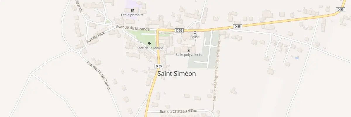 Plan du 1 Av des Acacias à Saint-Siméon