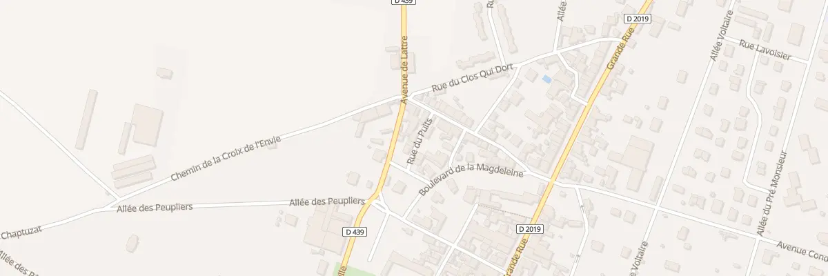 Plan du 3 Rue du Puits à Aigueperse