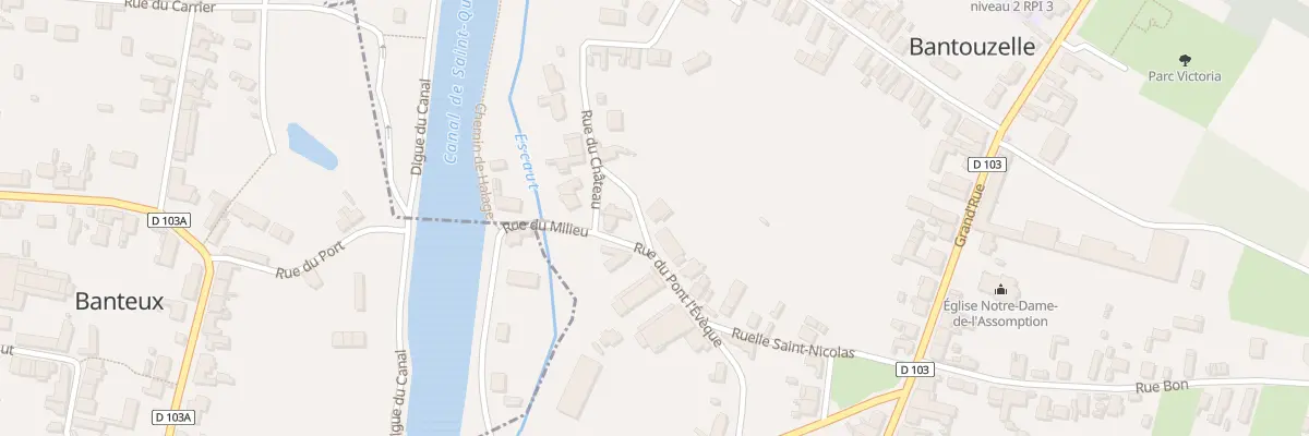 Plan du 2 Rue du Petit Royaume à Bantouzelle