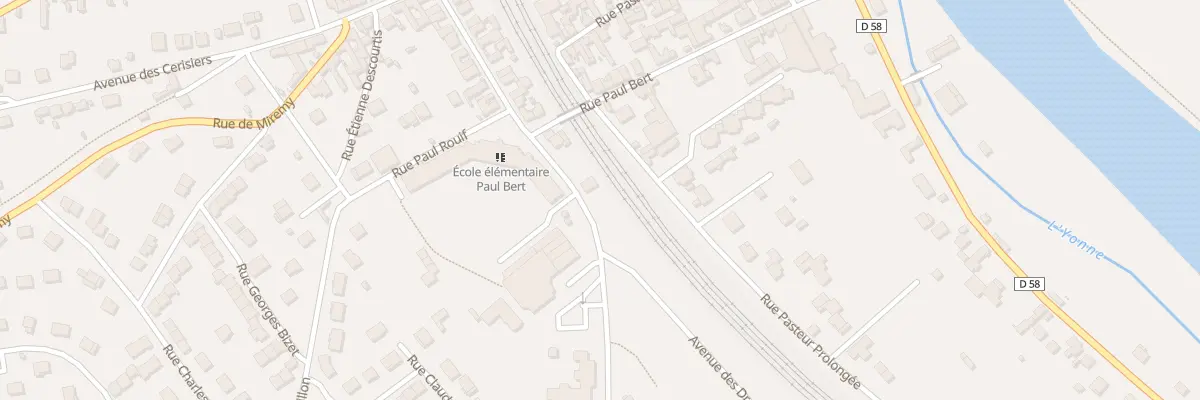 Plan du 3 Rue Pierre Banry à Pont-sur-Yonne