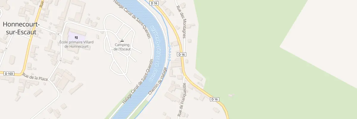 Plan du 6B Rue de Franqueville à Honnecourt-sur-Escaut