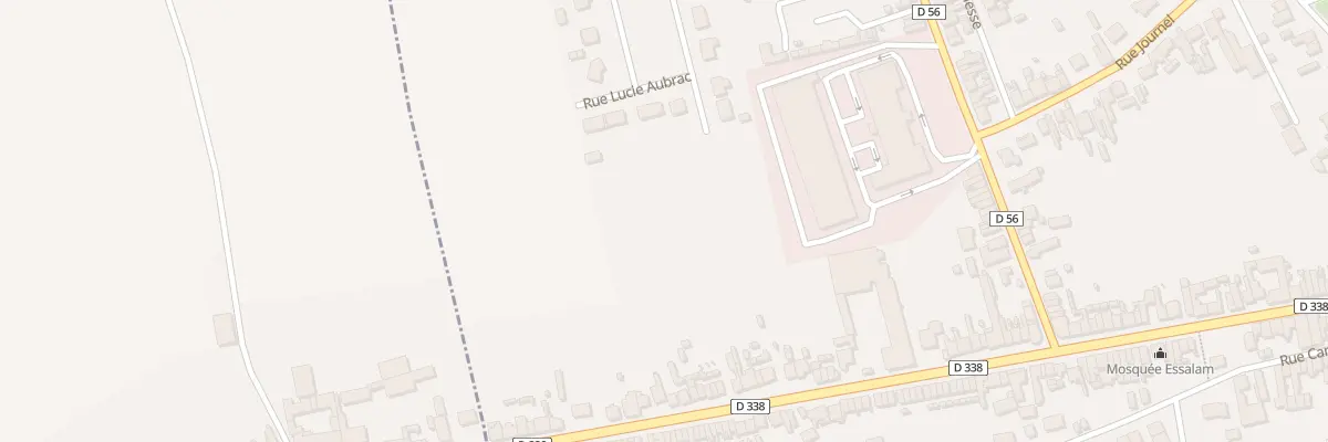 Plan du 56 Rue Mal de Lattre de Tassigny à Chauny