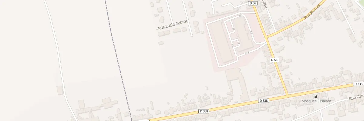 Plan du 54 Rue Mal de Lattre de Tassigny à Chauny
