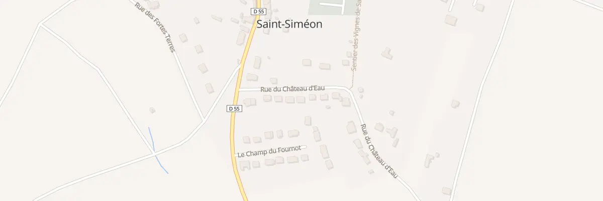 Plan du 10 Rue du Château d’Eau à Saint-Siméon