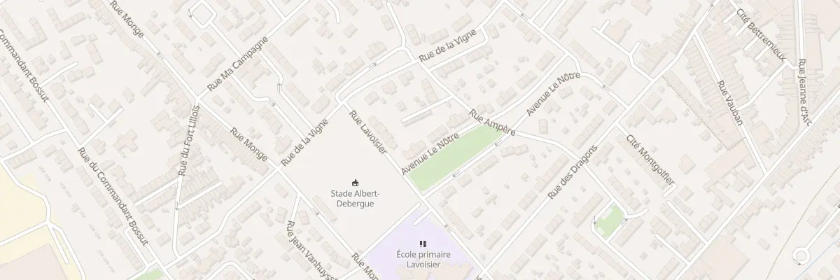 Plan du 36 Av Le Nôtre à Wattrelos