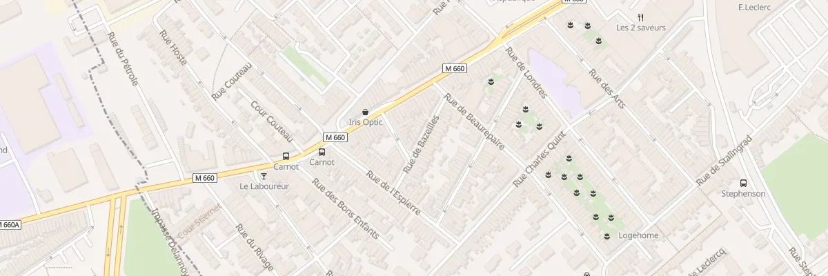Plan du 20 Rue de Bazeilles à Wattrelos
