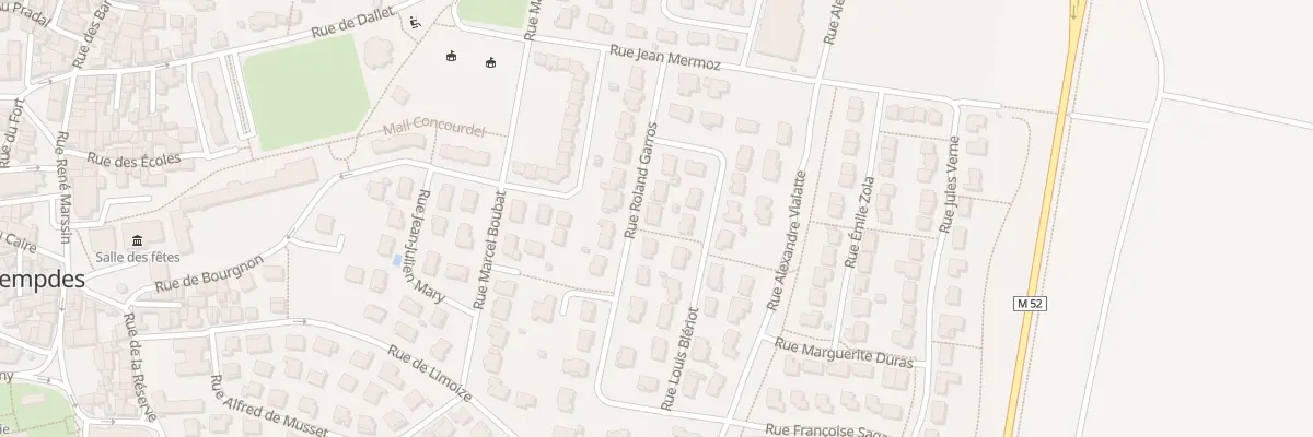 Plan du 7 Rue Roland Garros à Lempdes
