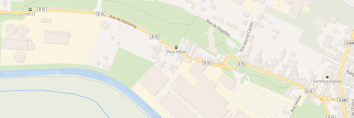 Plan du 15 Rue de Marcoing à Masnières