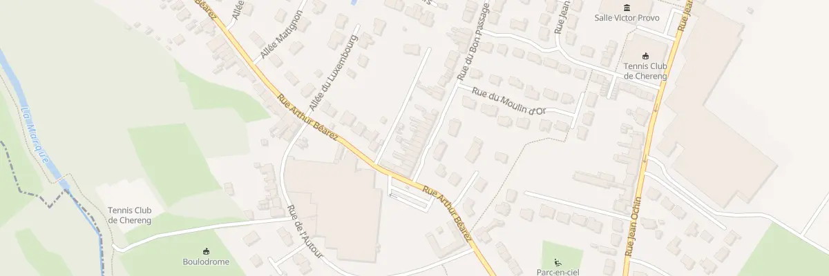 Plan du 56 Rue du Bon Passage à Chéreng
