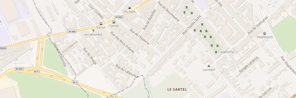Plan du 52 Rue de l’Espierre à Wattrelos
