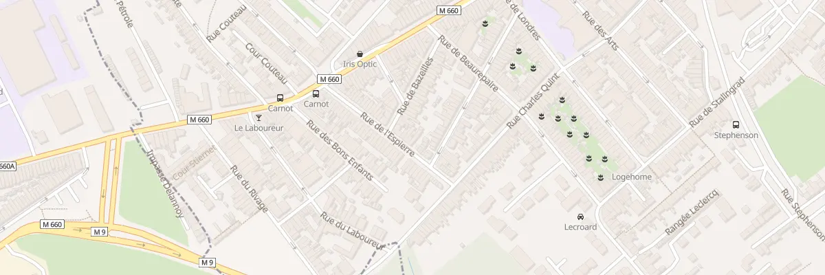 Plan du 45 Rue de l’Espierre à Wattrelos