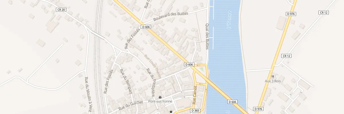 Plan du 25 Rue Carnot à Pont-sur-Yonne