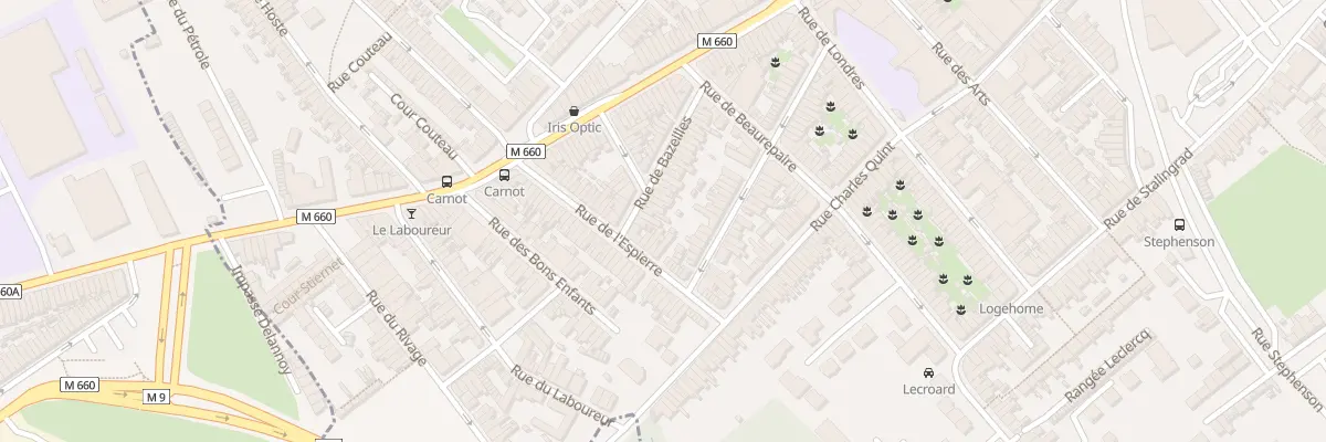 Plan du 37 Rue de Bazeilles à Wattrelos