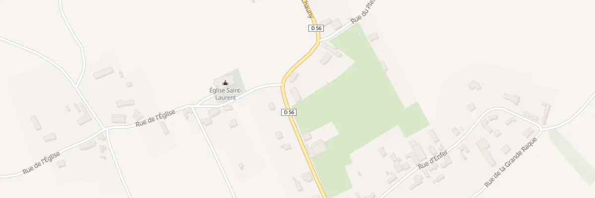 Plan du 490 Rue de Chauny à Saint-Paul-aux-Bois